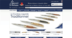 Desktop Screenshot of laguiole-benoit.com